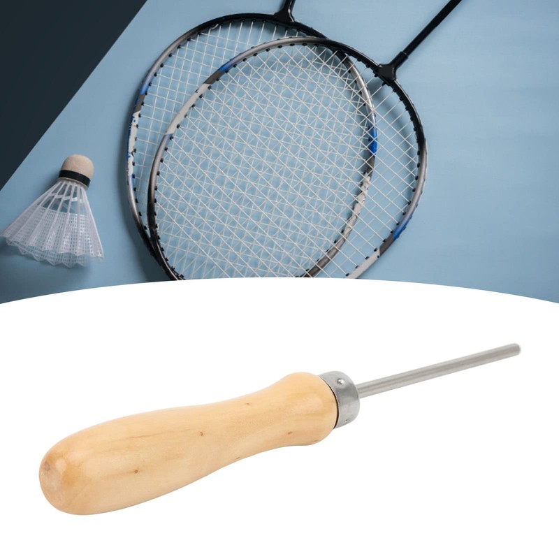 Racket Stringing Awl, Portable Stainless Steel Badminton Racket Stringing Awl