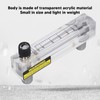 Panel Flowmeter Adjustment Large Measurement Range High Accuracy Transparent Acrylic