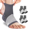 DRNAIETY 2 Pairs Ankle Compression Sleeves, Plantar Fasciitis Socks, Foot