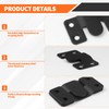 Stainless Steel Flush Mount Bracket, Interlocking Heavy Duty Photo Frame