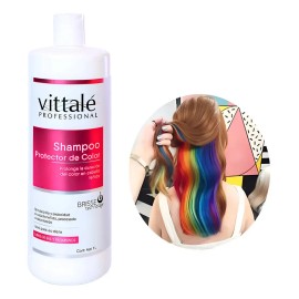 Shampoo Protector De Color Libre De Sal Vittale 1l