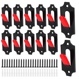 NouraVita 12 Pack European Skull Mount Hanger with Silicone Protector Skull Mount for Hanging Deer Mule Antelope Coyote and Small Game Animals Indoor Outdoor Home Deco