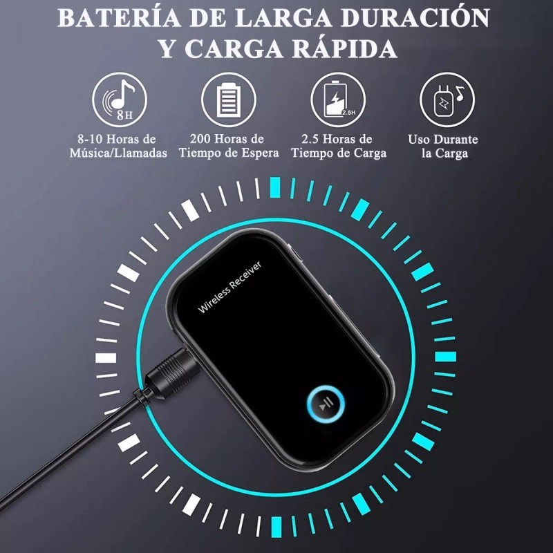 Zakulu Receptor Y Transmisor Bluetooth V5.0 De Audio
