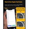 FlyroadUp OBD2 Scanner Bluetooth for iPhone iOS Android OBDII Diagnostic