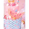 GallaRato 8 piezas de decoración de pastel de sirena con