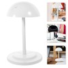 FOMIYES Adjustable Height Wig Stand, Metal Hat Display Stand, Portable