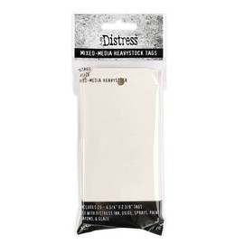 Tim Holtz #5 Distress Mixed Media Heavystock Tags, 3 Packages, 60 Tags Total
