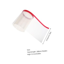 STOBAZA PVC Kitchen Hood Smoke Deflector for Range Hood Ventilation Shield Material Easy Cleaning