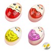 JINJUMEI Pack of 4 Egg Timers for Cooking (Soft/Medium/Hard) Colour-Changing