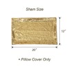 Eternal Beauty Decorative 2 PCS Rectangular Sequin Cushion Covers 12"x20",Sparkle