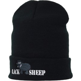 EXPRESS-STICKEREI Knitted Hat Heavy Metal Warm Winter Hat/Wool Hat Unisex Men Women Cap/Sailor Hat/Roll Hat Work Hat Beanie Cap Fine Knit with Saying | One Size Streetwear, Black/Metal is my lifeline
