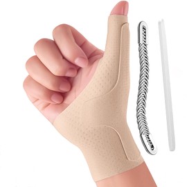Wrist Thumb Brace Mommy Compression Stabilizer Waterproof Thumb Spica Splint for Arthritis,Trigger Finger,De Quervains Tenosynovitis,Tendonitis,CMC Joint Pain and Support-Women Men-Left or Right Hand