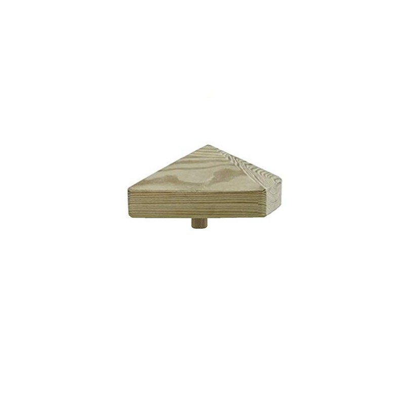 1-10 pieces h2i post caps wooden pyramid size: 80 mm