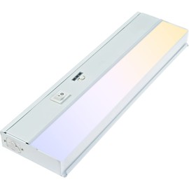Ciata 12 in. LED Under Cabinet Lighting, Kitchen Cabinet Lighting, Hardwire/Plugin (Plugin Wire Sold Separately), Dimmable Under Counter Lights, 3 Color Settings, Linkable Under-Counter Light Fixture