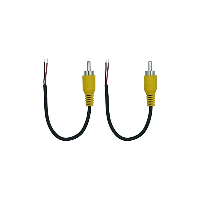 AILTECK RCA Male Plug Cable Replacement Repair, RCA to Bare