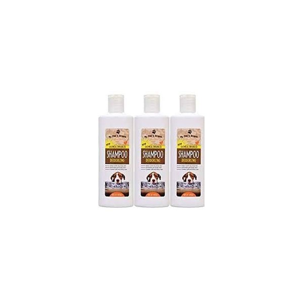 My Pet's Friend (3 Pack) Oatmeal Enhanced Deodorizing Shampoo, 16-oz.