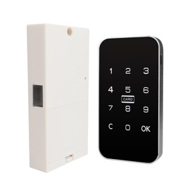 Swokely Smart Cabinet Lock, Universal Password, RFID Card Lock, Cabinet Unlock, Electronic Induction Lock Without Key for Wooden Dresser, Drawer, Cabinets
