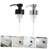 iplusmile 2pcs Reusable Stainless Steel Lotion Dispenser Pumps Replacement Soap