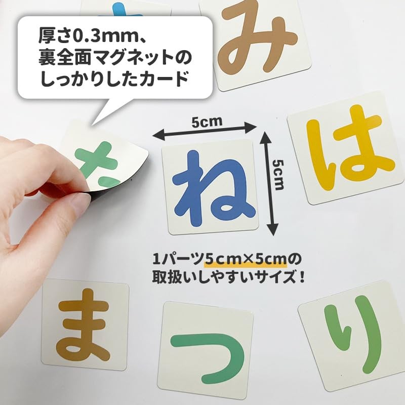 Hiragana Katakana Set, Let’s Make Words, Magnetic Card Set, Made