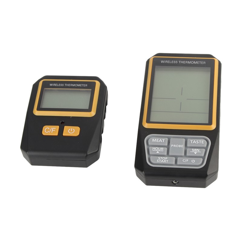 Wireless BBQ Thermometer Digital Remote Kitchen Meat Food Cooking 328ft