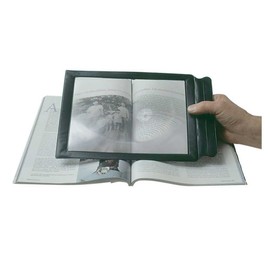 Behrend Leaf Magnifying Glass Reading Aid 2x Large Surfaces 30 x 19.5 cm