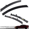 NJSBYL Smoked Lens Corvette C7 LED Front Rear Side Marker