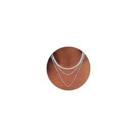 Necklaces for Women Dainty Gold Silver Layered Necklaces Stack Paperclip Chain Herringbone Box Chain Necklace Jewelry Gifts