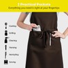 ROTANET Extra Large Apron for Men Adjustable Bib Aprons with