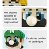 MR. GADGETS Figura de Bloques Armables Mario, Luigi, Mario Fuego,