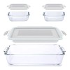 Refractario Bandeja Para Hornear 2.2l Y 2contenedores 370ml