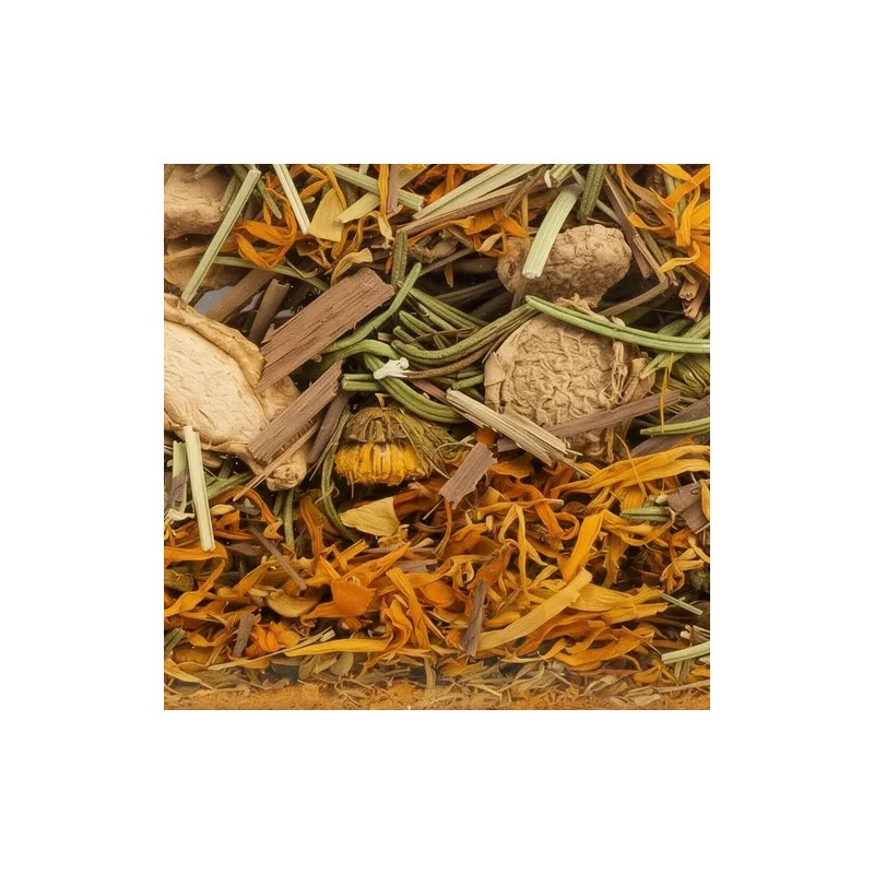 Infusión Herbal Poción Solar Con Cúrcuma, Romero Y Jengibre