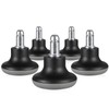 Wheels to Fixed Stationary Castors Chair Casters 5pcs Office Chair