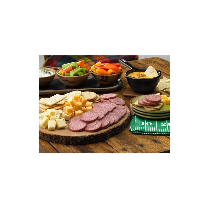 Johnsonville Beef Summer Sausage 1/20oz, Good Source of Protein, Great