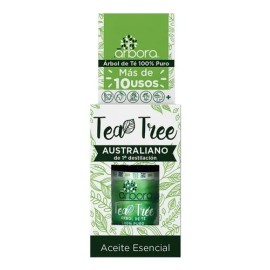 Aceite Esencial de Tea Tree AUSTRALIANO 100% puro | ¡Más de 10 USOS de bienestar y belleza! | Reconforta tu piel y cabello | Ingedientes certificados | Aceite de 1° destilación | 11ml Árbora
