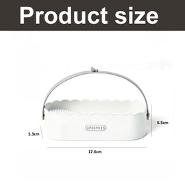 Make-up Pinsel Reinigungsmatte, 4 in 1 Silikon Pinselreiniger zum Reinigen, Trocknen und Aufbewahren, Tragbare Makeup Pinsel Reinigung für Kosmetikpinsel und Make-up-Schwamm (Weiß)