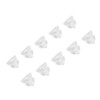 10Pcs Sound Amplifier Tips Silicone Anti Static Noise Reduction Double