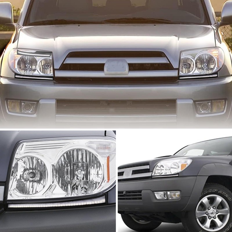 Switchback White/Amber LED Front Side Marker Headlight DRL Amber Sequential