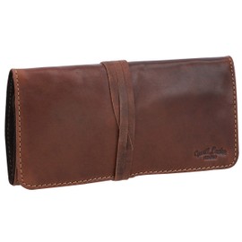 Gusti Leder studio "Casper" Genuine Leather Pencil Stationery Art Supplies Uni College Office Case Wrap Tie Vintage Unisex Brown 2S2-22-6