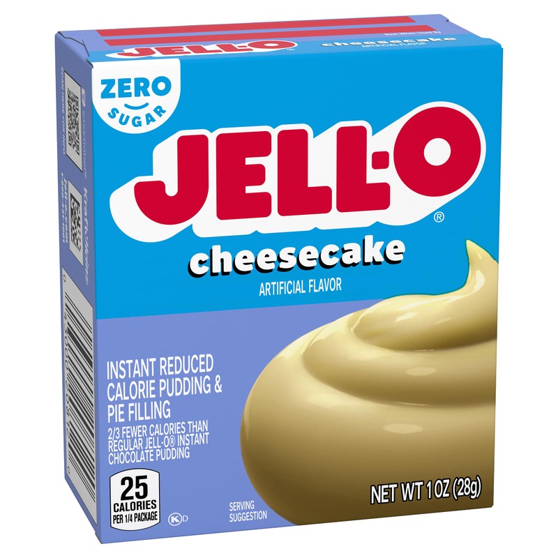 Jell-O Sugar Free Cheesecake Instant Pudding Mix (1 oz Boxes,