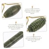 Housoutil 2pcs Jade Roller Facial Body Gua Tool for Wrinkle