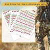 Aolamegs Archery Sight Tape, Sight from 20 to 100/120 Yards,