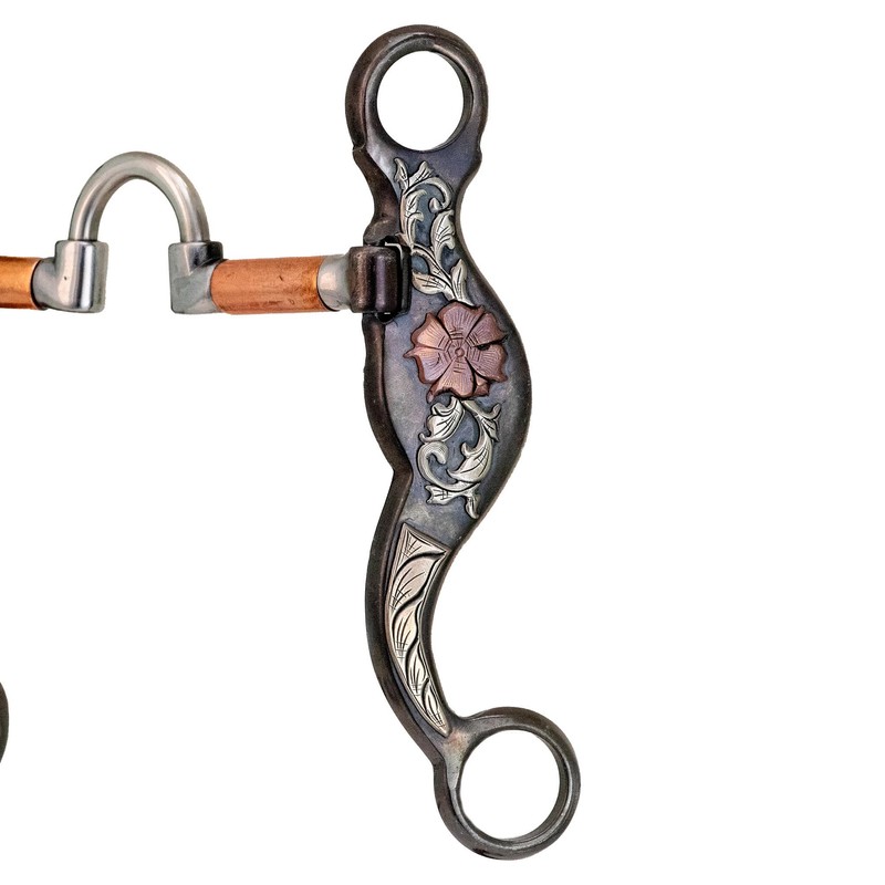 Cowboy Tack Desert Rose Correction Shank Bit