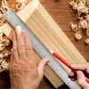 5Pcs Cork Backed Ruler Stainless Steel Ruler, 6/8/12/14/16 Inch Metal