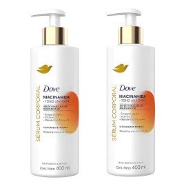 2 Sérum Corporal Niacinamida Dove Tono Uniforme 400ml