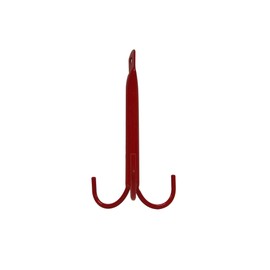 Stubbs Unisex's Red Three Prong Tack Hook, Regular