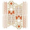 Stencils for Walls: Mudcloth Stencil, 10 x 11.5 inch (M)