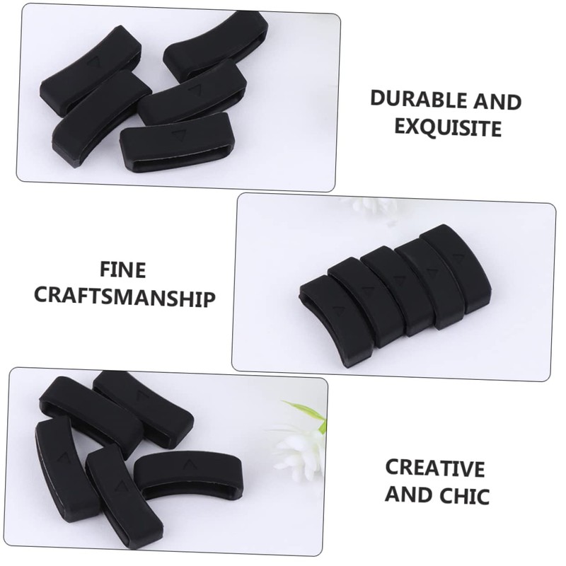 Mikinona 6pcs Strap Loop Rings Keeper Retainer for Skid Watch