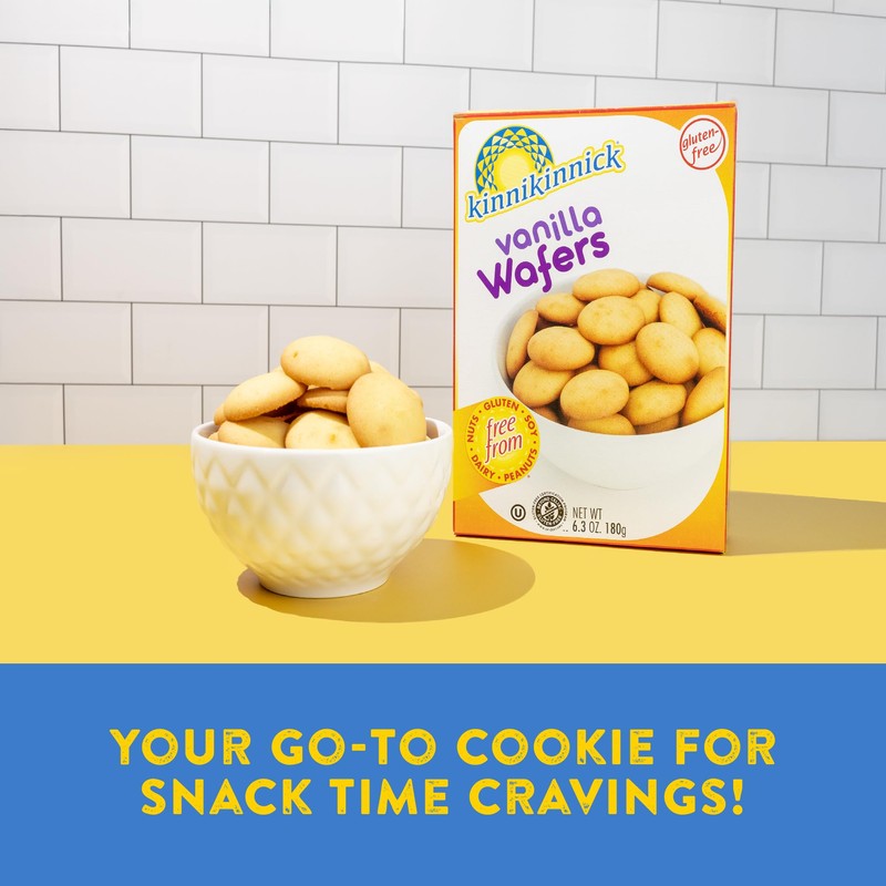 Kinnikinnick - Vanilla Wafers - Gluten Free, Allergy Friendly Cookies