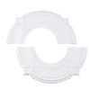Split Design 12 Inch Ceiling Medallion for Lights & Fans