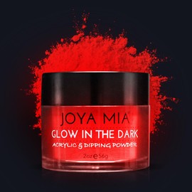 Glow in the Dark Acrylic Powder, Dipping & Acrylic Powder for Nails, Premium Nail Acrylic Powder w/ 12 Glow Effect Colors, For Flawless Acrylic Nail Enhancements, DPGW-11, 2 oz - Joya Mia